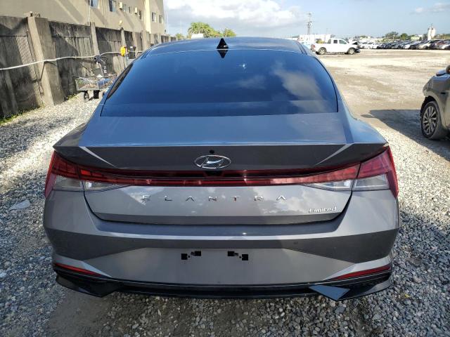 KMHLP4AG3PU372989 - 2023 HYUNDAI ELANTRA LIMITED GRAY photo 6