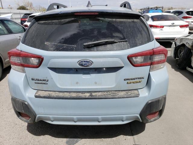 JF2GTHSC9MH387264 - 2021 SUBARU CROSSTREK SPORT BLUE photo 6