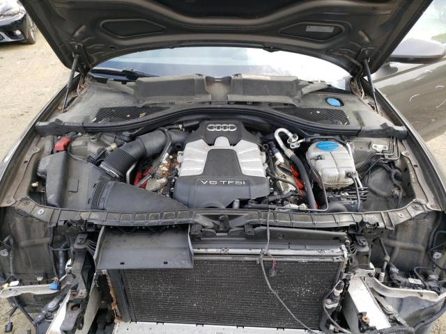 WAUHGAFC9DN083911 - 2013 AUDI A6 PRESTIGE GRAY photo 11