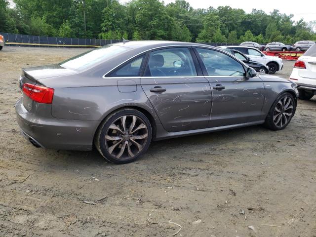 WAUHGAFC9DN083911 - 2013 AUDI A6 PRESTIGE GRAY photo 3
