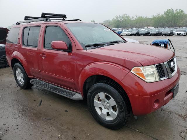 5N1AR18W56C617387 - 2006 NISSAN PATHFINDER LE 勃艮第红 照片 4
