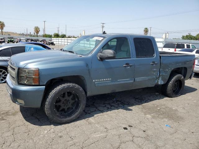 2GCEC13C871519353 - 2007 CHEVROLET SILVERADO C1500 CREW CAB TEAL photo 1