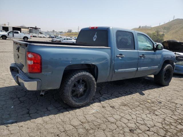 2GCEC13C871519353 - 2007 CHEVROLET SILVERADO C1500 CREW CAB TEAL photo 3