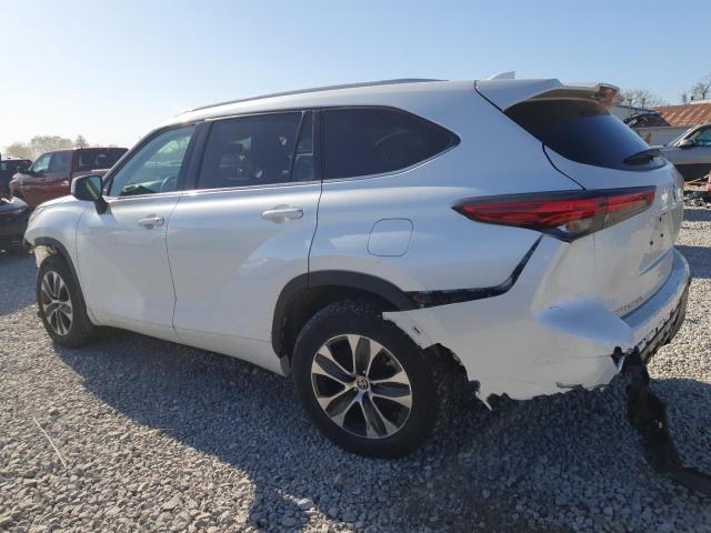 5TDHZRBH8NS589500 - 2022 TOYOTA HIGHLANDER XLE WHITE photo 2
