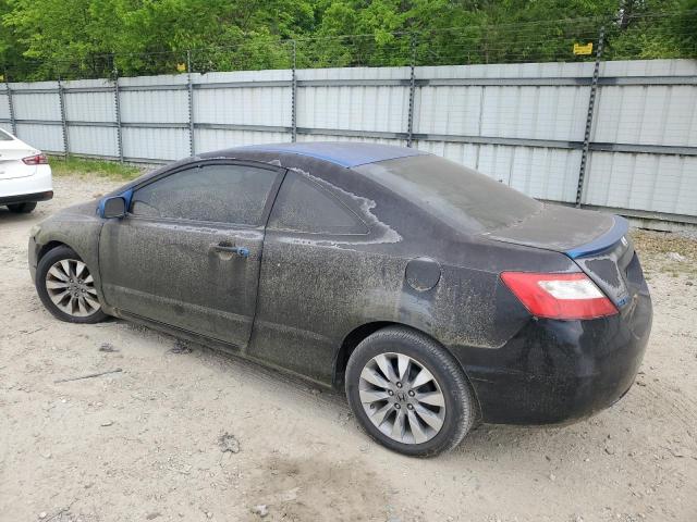 2HGFG1B60BH500334 - 2011 HONDA CIVIC LX BLACK photo 2