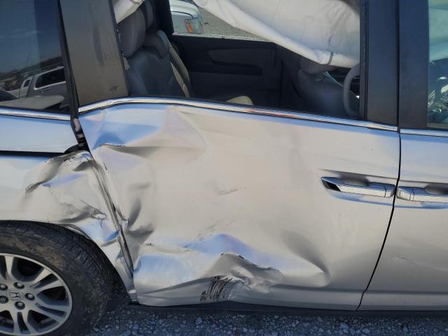 5FNRL5H60DB080721 - 2013 HONDA ODYSSEY EXL Արծաթագույն լուսանկար 11