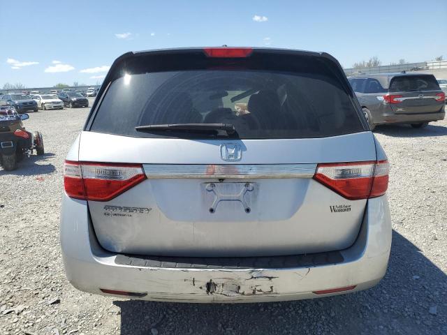 5FNRL5H60DB080721 - 2013 HONDA ODYSSEY EXL Արծաթագույն լուսանկար 6