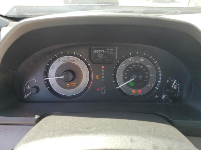 5FNRL5H60DB080721 - 2013 HONDA ODYSSEY EXL Արծաթագույն լուսանկար 9