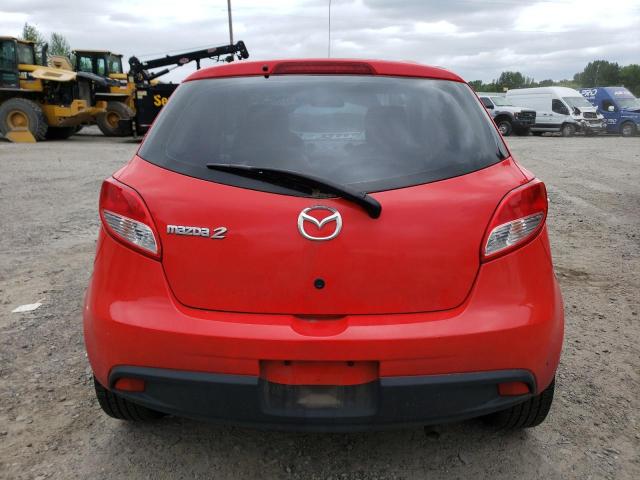 JM1DE1KZ9C0144509 - 2012 MAZDA MAZDA2 RED photo 6