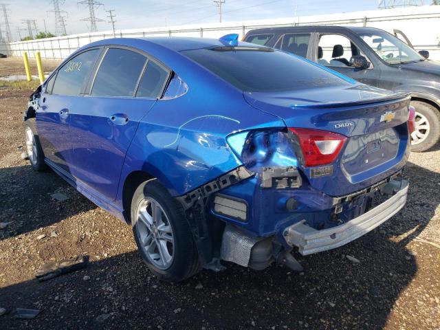 1G1BE5SM2J7195365 - 2018 CHEVROLET CRUZE LT BLUE photo 3