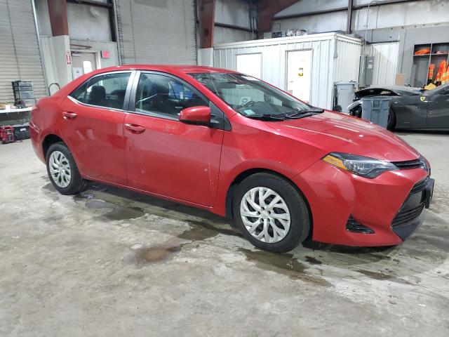 2T1BURHE7KC146471 - 2019 TOYOTA COROLLA L RED photo 4