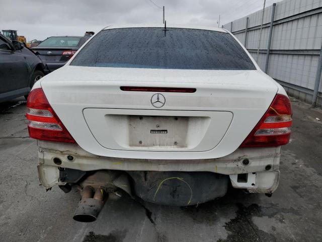 WDBRF40J25F661246 - 2005 MERCEDES-BENZ C 230K SPORT SEDAN WHITE photo 6