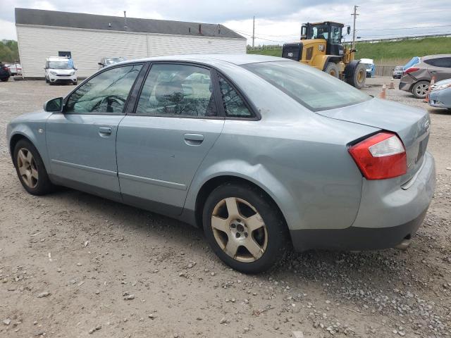 WAULC68E62A184412 - 2002 AUDI A4 1.8T QUATTRO BLUE photo 2