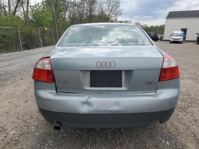 WAULC68E62A184412 - 2002 AUDI A4 1.8T QUATTRO BLUE photo 6