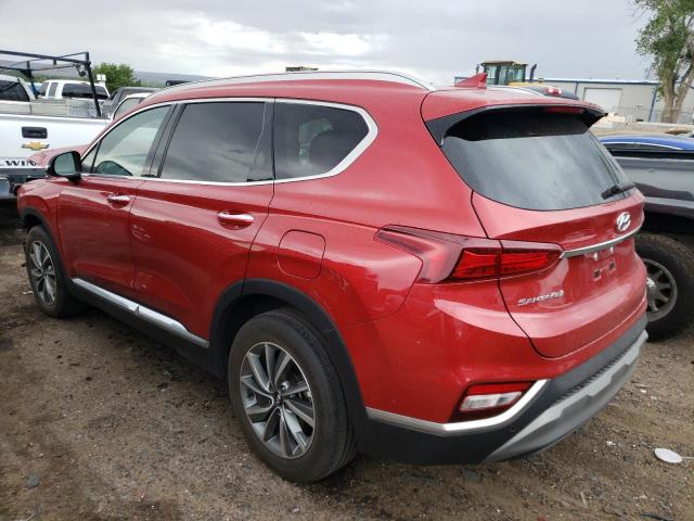 5NMS53AD5KH036931 - 2019 HYUNDAI SANTA FE LIMITED RED photo 2