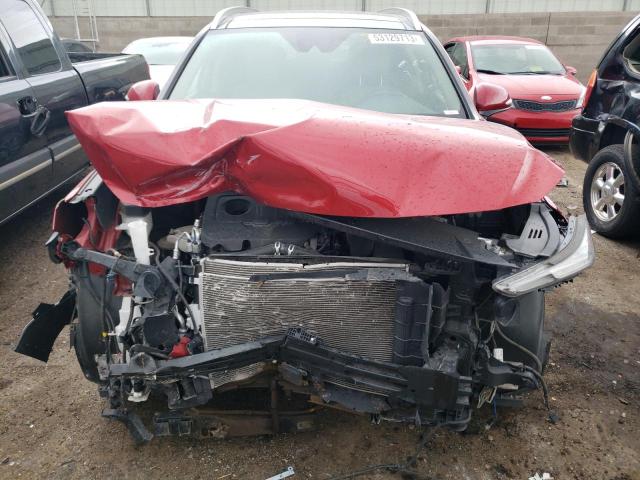 5NMS53AD5KH036931 - 2019 HYUNDAI SANTA FE LIMITED RED photo 5