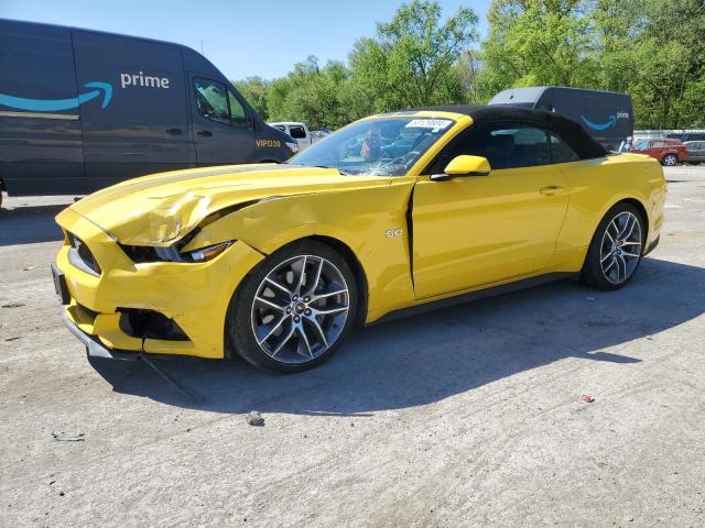 1FATP8FFXG5224771 - 2016 FORD MUSTANG GT YELLOW photo 1