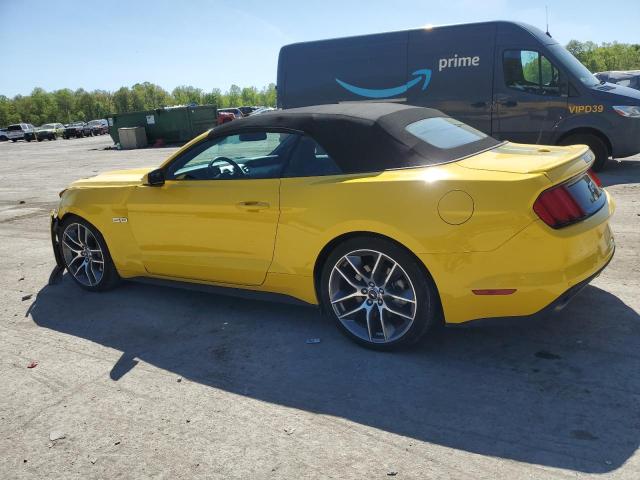 1FATP8FFXG5224771 - 2016 FORD MUSTANG GT YELLOW photo 2