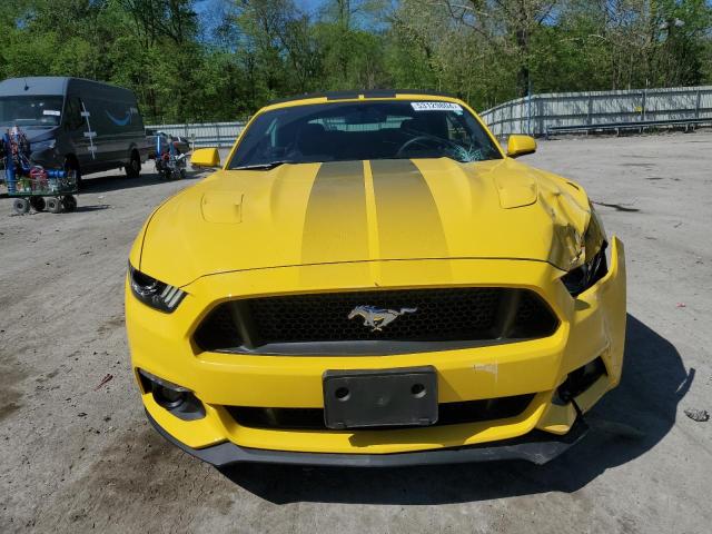1FATP8FFXG5224771 - 2016 FORD MUSTANG GT YELLOW photo 5