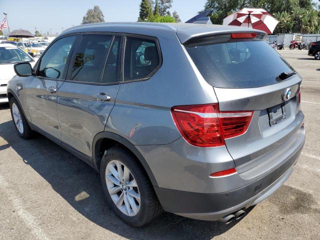 5UXWX9C51D0A10643 - 2013 BMW X3 XDRIVE28I GRAY photo 2