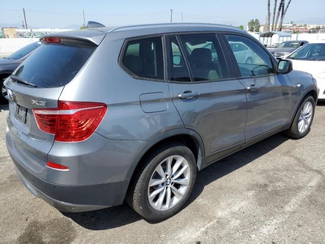 5UXWX9C51D0A10643 - 2013 BMW X3 XDRIVE28I GRAY photo 3