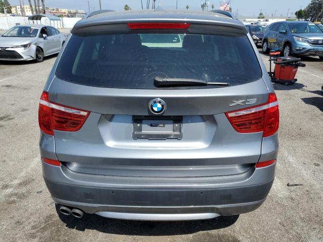 5UXWX9C51D0A10643 - 2013 BMW X3 XDRIVE28I GRAY photo 6