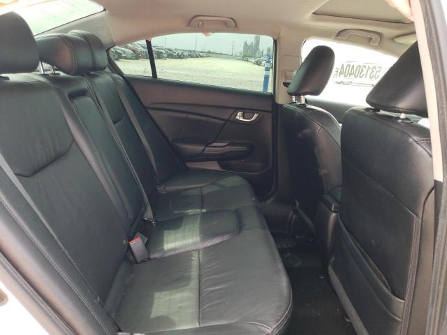 19XFB2F94EE210735 - 2014 HONDA CIVIC EXL თეთრი ფოტო 10
