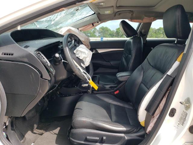 19XFB2F94EE210735 - 2014 HONDA CIVIC EXL თეთრი ფოტო 7