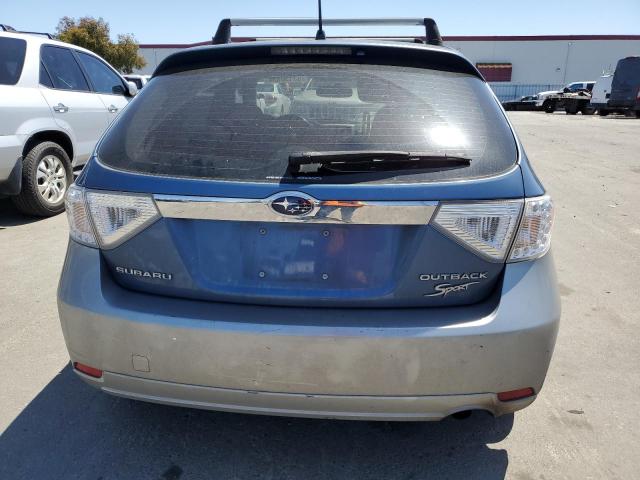 JF1GH63689H812726 - 2009 SUBARU IMPREZA OUTBACK SPORT BLUE photo 6