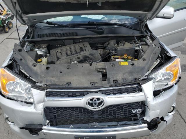 2T3DK4DV7BW064558 - 2011 TOYOTA RAV4 LIMITED SILVER photo 12