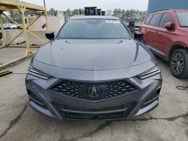 19UUB5F55NA005547 - 2022 ACURA TLX TECH A GRAY photo 5