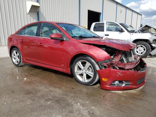 1G1PE5SB1E7371557 - 2014 CHEVROLET CRUZE LT RED photo 4