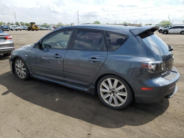 JM1BK34L481160610 - 2008 MAZDA SPEED 3 GRAY photo 2