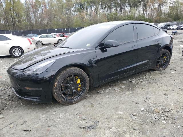 5YJ3E1EA5PF426168 - 2023 TESLA MODEL 3 BLACK photo 1