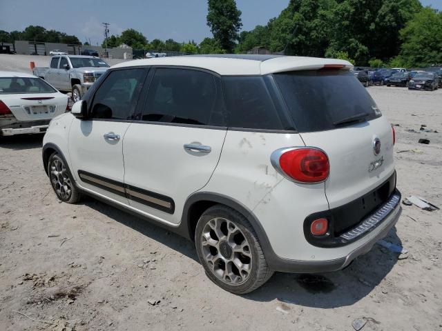 ZFBCFADH4EZ012885 - 2014 FIAT 500L TREKKING WHITE photo 2