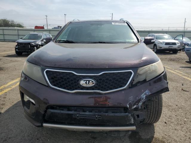 5XYKWDA28BG177634 - 2011 KIA SORENTO SX BURGUNDY photo 5