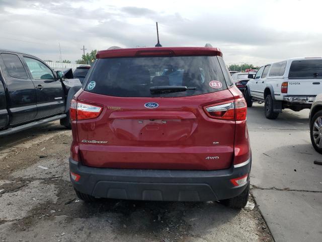 MAJ6S3GL4LC317276 - 2020 FORD ECOSPORT SE RED photo 6