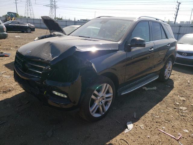 4JGDA5HB5DA113827 - 2013 MERCEDES-BENZ ML 350 4MATIC BLACK photo 1