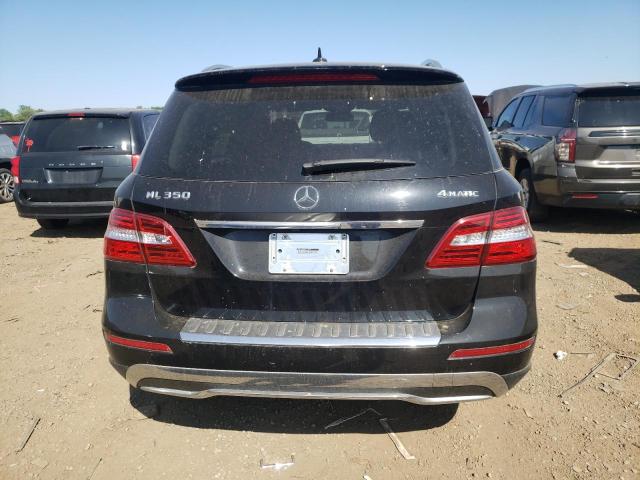 4JGDA5HB5DA113827 - 2013 MERCEDES-BENZ ML 350 4MATIC BLACK photo 6