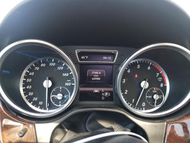 4JGDA5HB5DA113827 - 2013 MERCEDES-BENZ ML 350 4MATIC BLACK photo 9