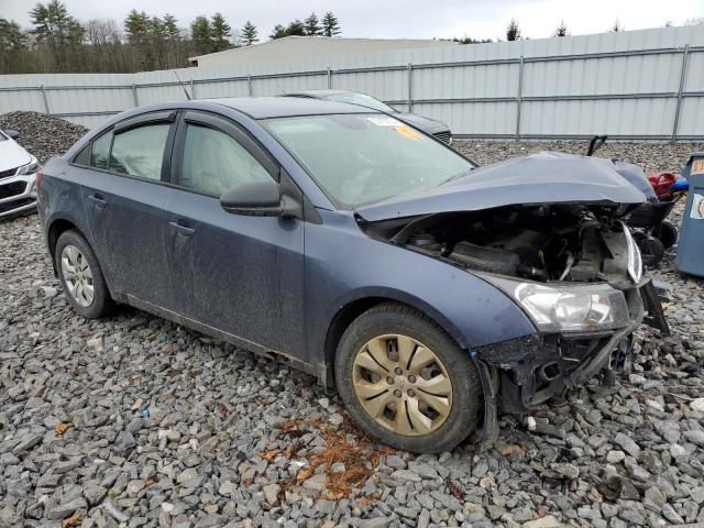 1G1PA5SG8E7281569 - 2014 CHEVROLET CRUZE LS BLUE photo 4