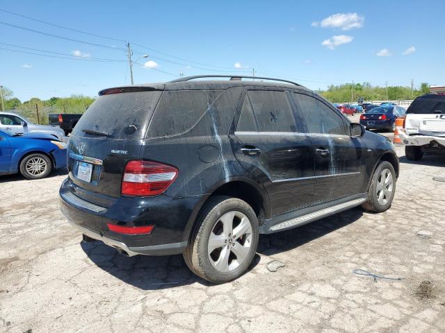 4JGBB2FB1AA533473 - 2010 MERCEDES-BENZ ML 350 BLUETEC BLACK photo 3