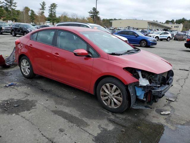 KNAFX4A67G5470472 - 2016 KIA FORTE LX RED photo 4