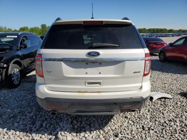 1FM5K8D83DGB80937 - 2013 FORD EXPLORER XLT WHITE photo 6