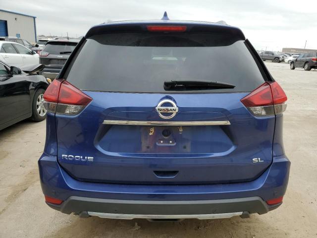 5N1AT2MT4KC812636 - 2019 NISSAN ROGUE S BLUE photo 6