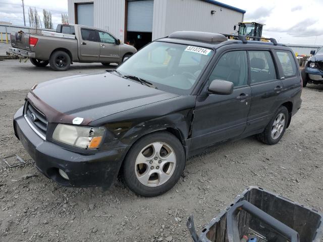 JF1SG656X3H709759 - 2003 SUBARU FORESTER 2.5XS შავი ფოტო 1