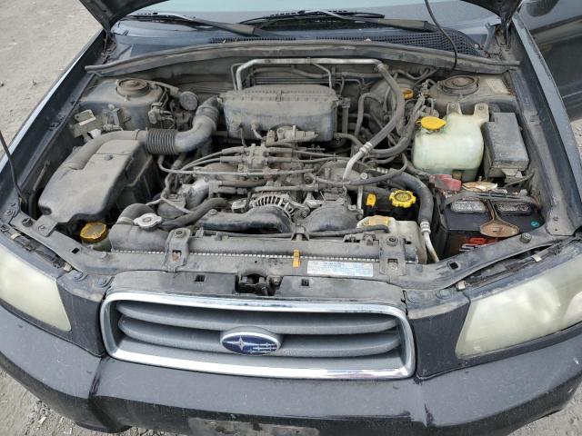 JF1SG656X3H709759 - 2003 SUBARU FORESTER 2.5XS შავი ფოტო 12
