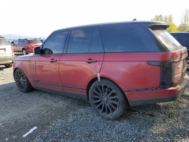 SALGV2EF5GA254342 - 2016 LAND ROVER RANGE ROVE AUTOBIOGRAPHY MAROON photo 2