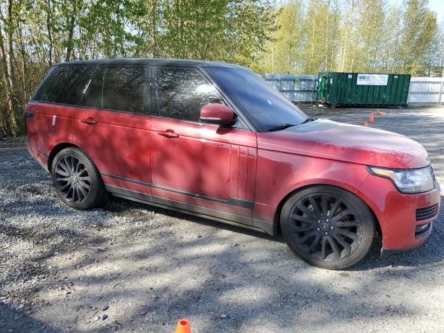 SALGV2EF5GA254342 - 2016 LAND ROVER RANGE ROVE AUTOBIOGRAPHY MAROON photo 4