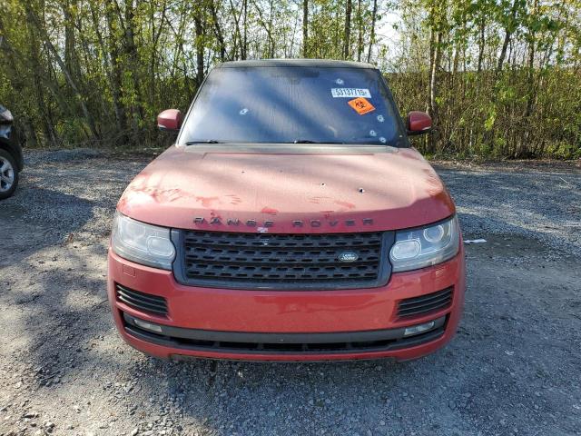 SALGV2EF5GA254342 - 2016 LAND ROVER RANGE ROVE AUTOBIOGRAPHY MAROON photo 5